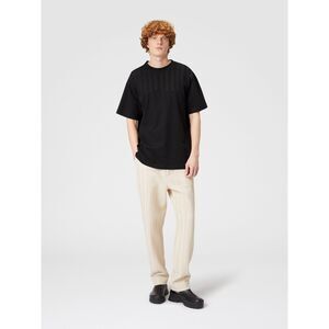 MISSONI Shirt Mens Large Black Pullover Crew Zig Zag Neck Logo T-Shirt $500